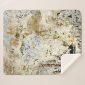 Braune und rote Tapete Sherpadecke (Vorderseite (Horizontal))