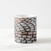 Braune und rote Ziegel Kaffeetasse (Mittel)