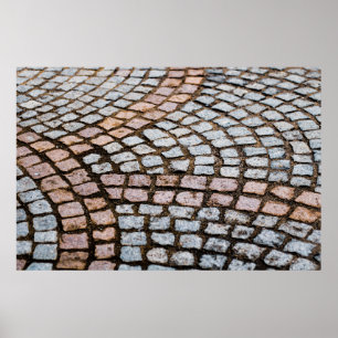 Braune und rote Ziegel Poster