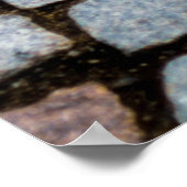 Braune und rote Ziegel Poster (Ecke)