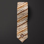 Braune und Sandfarbe gestrichen Krawatte