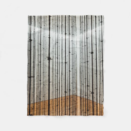Braune und schwarze Abbildung Fleecedecke (Vorderseite)