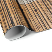 Braune und schwarze Abbildung Geschenkpapier (Rolleneckpunkt)
