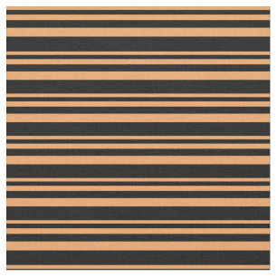 Braune und schwarze farbige Streifen/Linienmuster Stoff