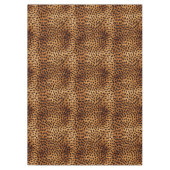 Braune und schwarze Geparden Tischdecke (Vorderseite)