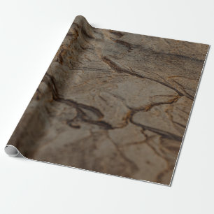 Braune und schwarze Holzoberfläche Geschenkpapier