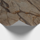 Braune und schwarze Holzoberfläche Geschenkpapier (Ecke)
