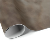 Braune und schwarze Holzoberfläche Geschenkpapier (Rolleneckpunkt)