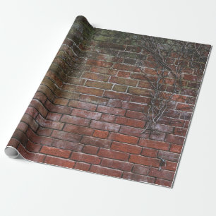 Braune und schwarze Holzpappe Geschenkpapier