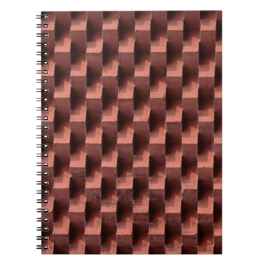 Braune und schwarze Holzpappe Notizblock (Vorderseite)
