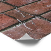 Braune und schwarze Holzpappe Poster (Ecke)