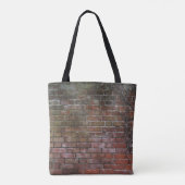 Braune und schwarze Holzpappe Tasche (Rückseite)