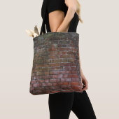 Braune und schwarze Holzpappe Tasche (Von Nahem)