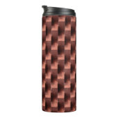 Braune und schwarze Holzpappe Thermosbecher (Nach rechts gedreht)