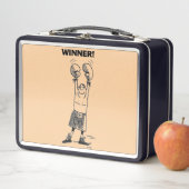 Bräune und schwarze Lunchbox (Beispiel)