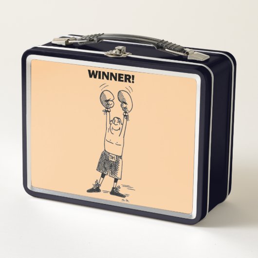 Bräune und schwarze Lunchbox (Vorderseite)