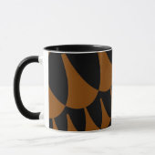 Braune und schwarze Schuppen Tasse (Links)