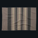 Braune und schwarze Streifen Geschirrtuch<br><div class="desc">2024</div>