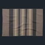 Braune und schwarze Streifen Geschirrtuch<br><div class="desc">2024</div>
