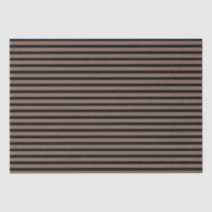 Braune und schwarze Streifen Seidenpapier