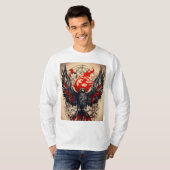 Braune und solide T - Shirt (Vorne ganz)