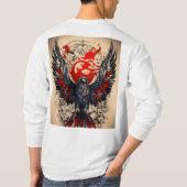 Braune und solide T - Shirt (Rückseite)