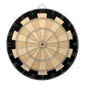 Braune und Tan Combo 2 Regulation Dart Board Dartscheibe (vorne)