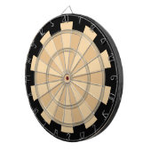 Braune und Tan Combo 2 Regulation Dart Board Dartscheibe (Vorderseite rechts)