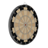 Braune und Tan Combo 2 Regulation Dart Board Dartscheibe (Vorderseite Links)