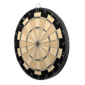 Braune und Tan Combo Stack Regulation Dart Board Dartscheibe (Vorderseite rechts)