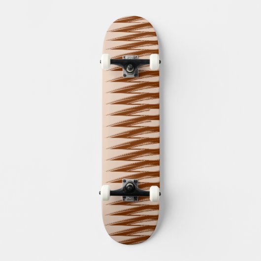 Braune und Tan-Design Skateboard (Vorderseite)