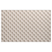 Braune und Tan-Raute Druckmuster Stoff (Yard (91,4 cm))