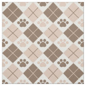 Braune und Tan-Raute Druckmuster Stoff (Muster)