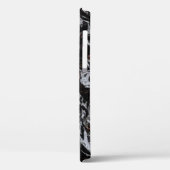 Braune und weiße getrocknete Blätter Case-Mate iPhone Hülle (Rückseite / Links)