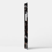 Braune und weiße getrocknete Blätter Case-Mate iPhone Hülle (Rückseite / Rechts)