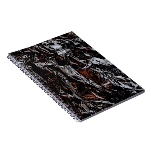 Braune und weiße getrocknete Blätter Notizblock (Rechte Seite)