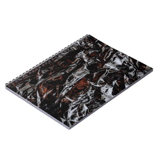 Braune und weiße getrocknete Blätter Notizblock (Linke Seite)