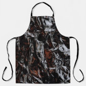 Braune und weiße getrocknete Blätter Schürze (Vorderseite)