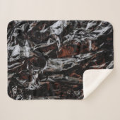 Braune und weiße getrocknete Blätter Sherpadecke (Vorderseite (Horizontal))