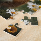 Braune und weiße Guinea Schweinemond und Milchprod Puzzle (Seite)