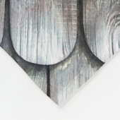 Braune und weiße Keramik Fleecedecke (Ecke)