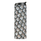 Braune und weiße Keramik Thermosbecher (Nach links gedreht)