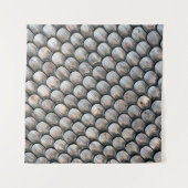 Braune und weiße Keramik Wandteppich (Vorderseite (Horizontal))