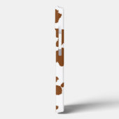 Braune und weiße Kuh verbergen Pelzmuster Case-Mate iPhone Hülle (Rückseite / Links)