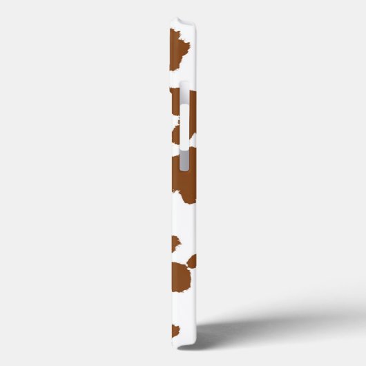 Braune und weiße Kuh verbergen Pelzmuster Case-Mate iPhone Hülle (Rückseite / Links)