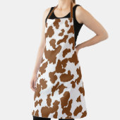 Braune und weiße Kuh verbergen Pelzmuster Schürze (InSitu)