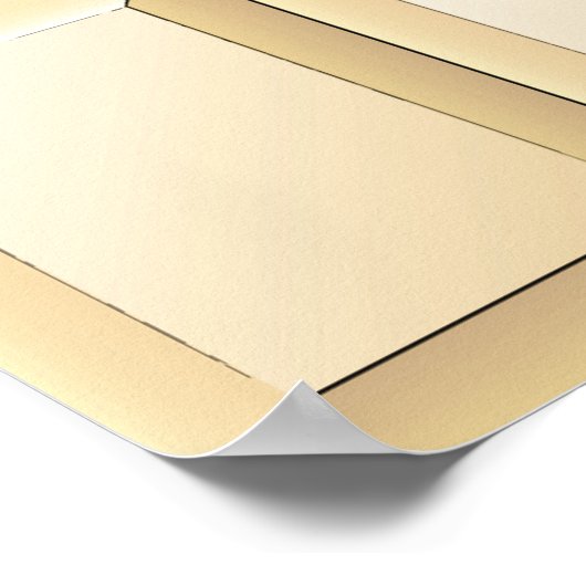 Braune und weiße Schokolade Poster (Ecke)