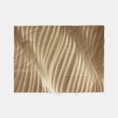 Braune und weiße Streifen Fleecedecke (Vorderseite (Horizontal))
