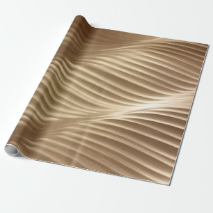 Braune und weiße Streifen Geschenkpapier