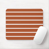Braune und weiße Streifen Mousepad (Mit Mouse)